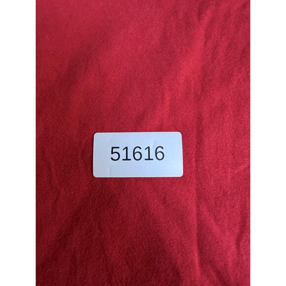 Love & Lazy Days Shirt Womens S Red Cropped Tokyo Japan Graphic Crew Neck Tee - Picture 6 of 6